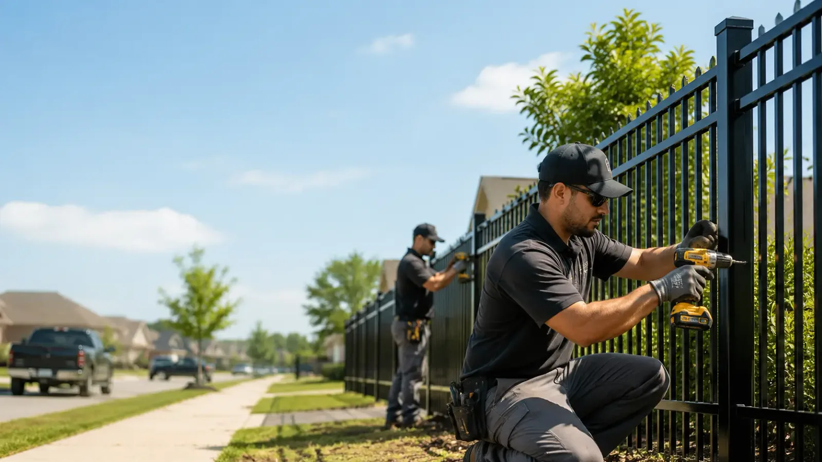 Metal Fence Installation in Belmont, MI